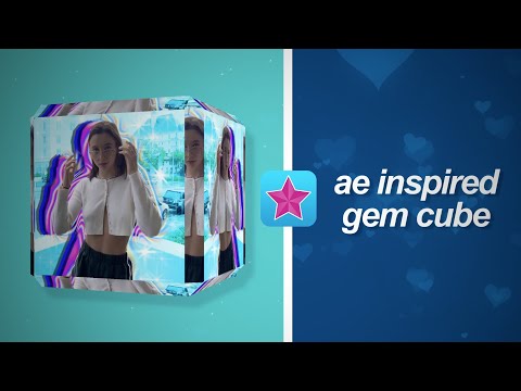 AE inspired gem cube