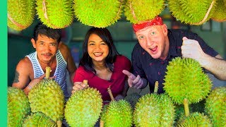 Davao Durian Tour! DURIAN CURRY and other RARE Filipino Food! 😮