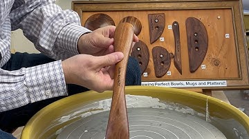 641. Introducing New Mopane Wooden Ribs/Knife/Stretching Stick with Hsin-Chuen Lin 林新春 介紹木製陶藝工具～刮板