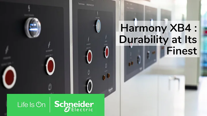 Harmony XB4 : the first push button switch designed for sustainable future | Schneider Electric
