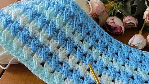 ♡~SUPER EASY👌Crochet for Beginners Crochet stitches for baby blankets, baby clothes vest scarves,