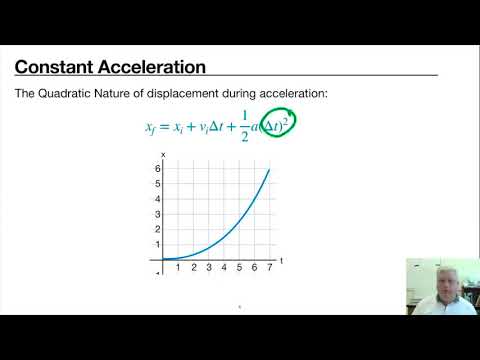 Thumbnail for the embedded element "Lesson 8 Constant Acceleration Model"