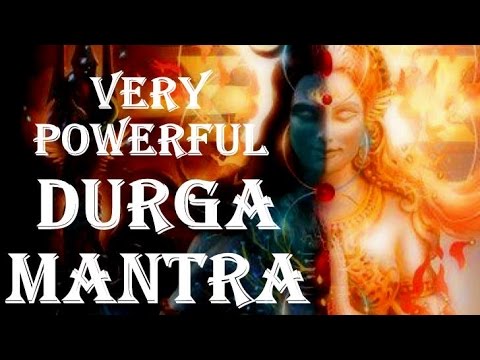 DURGA MAHA MANTRA   VERY POWERFUL MANTRA FOR AUSPICIOUS LIFE 