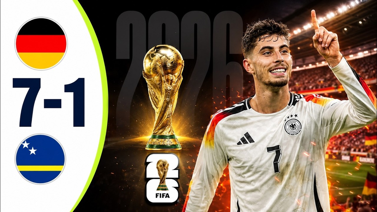 Obejrzyj Germany 7-1 Curacao | All Goals & Highlights | FIFA World Cup 2026 w YouTube Obejrzyj Germany 7-1 Curacao | All Goals & Highlights | FIFA World Cup 2026 w YouTube
