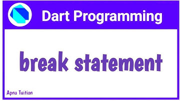 #16 Dart : Break Statement In Dart | Hindi | Dart For Flutter | Vivek Lodh