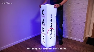 Modern Custom Displays Replace Traditional Signage at Professional Corporate Events | PK Green