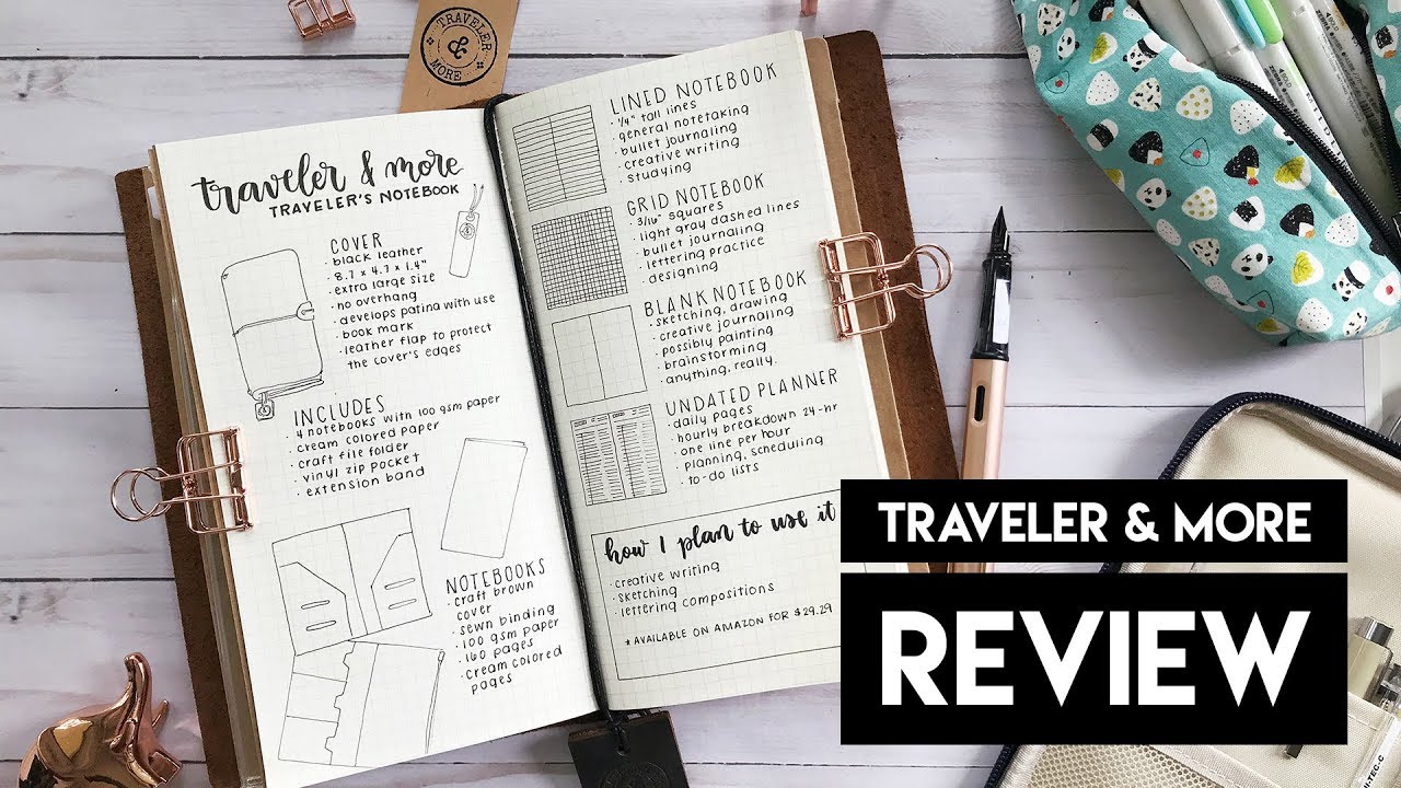 Traveler & More Notebook Review · Traveler's Notebook Alternative ...