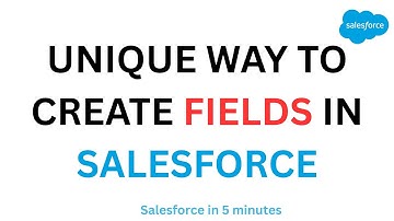 Create Salesforce Field From Developer Console