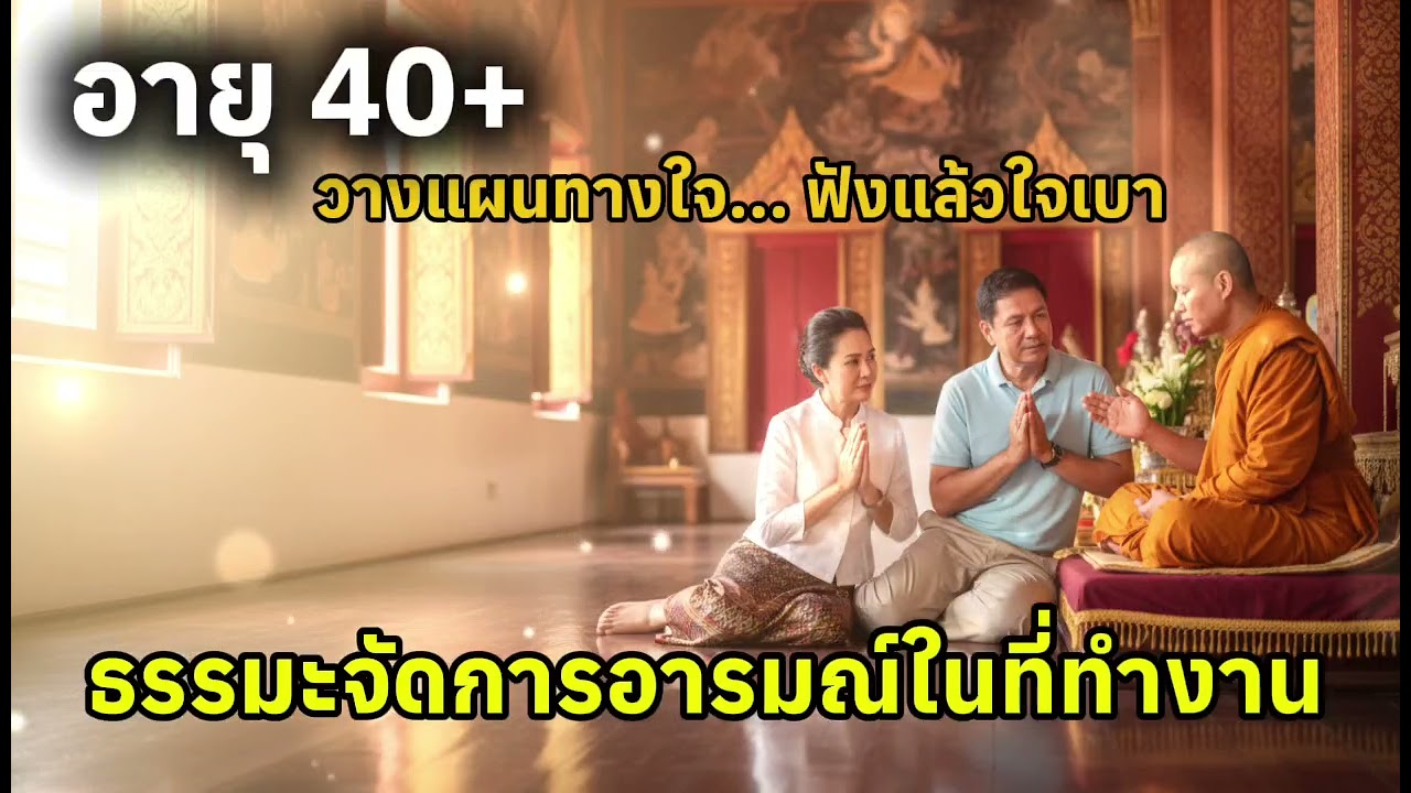 40+ ฟังแล้วใจเบา​ ธรรมะจัดการอารมณ์ในที่ทำงาน​ #คำสอนพระพุทธเจ้า #คำสอน #ธรรมะ 