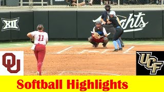 #2 Oklahoma vs UCF Softball Game 2 Highlights, April 27 2024