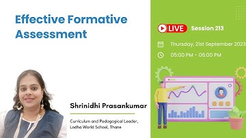 Effective Formative Assessment