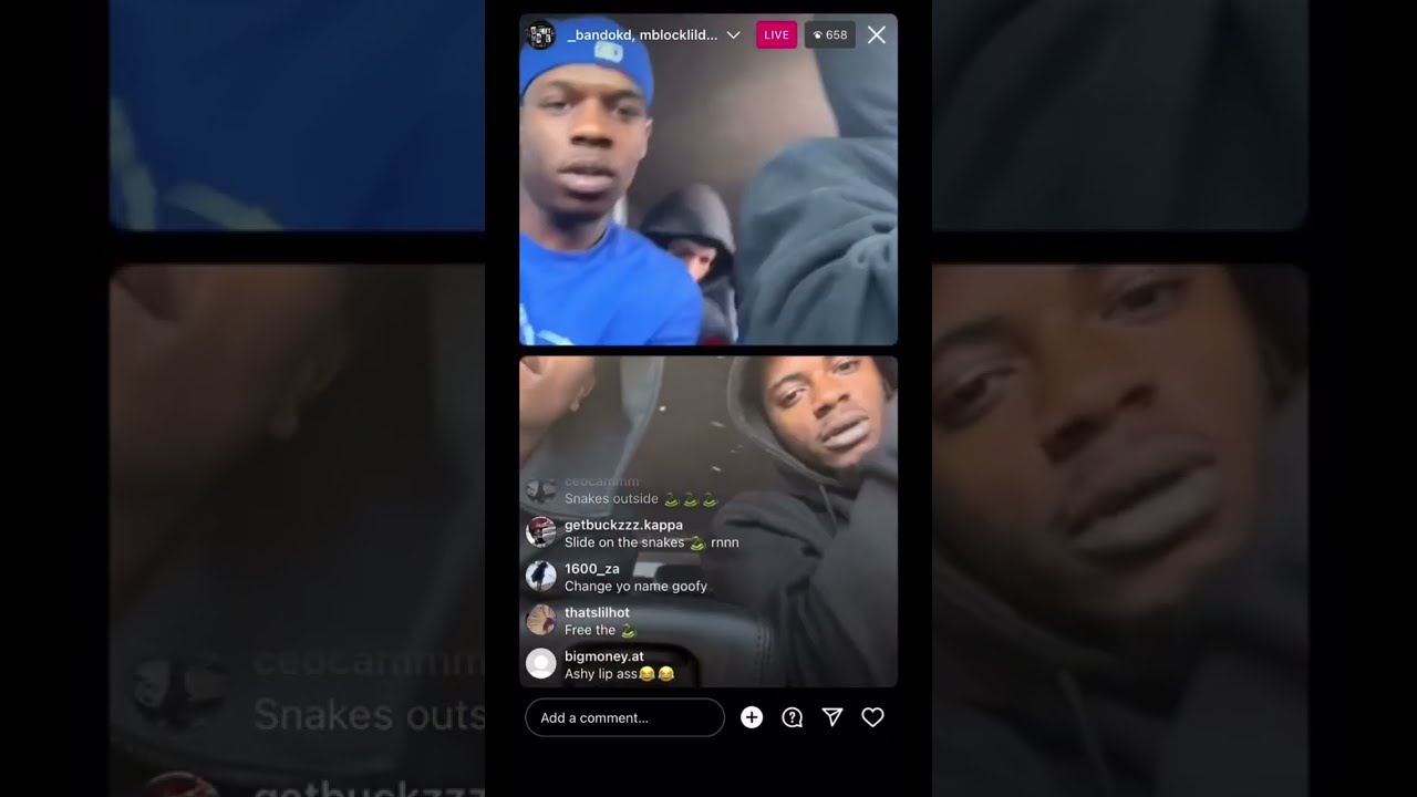 BandoKD Mblock Diey On Live With Opps Slidin In Srt 