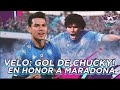 VE EL GOL DE CHUCKY en HONOR a MARADONA | Emotivo ADIÓS a Maradona | DIEGO LAINEZ EN FRANCIA!!!