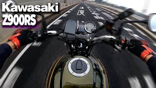 【Kawasaki Z900RS試乗】Z900RSを試乗　どーせレトロなロマン枠だと思ったらとんでもない轟音とパワーを兼ね備えた次世代ストファイだった。