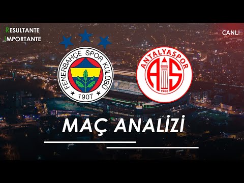 Fenerbahçe - Antalyaspor | Nefes Kesen Maç Berabere!