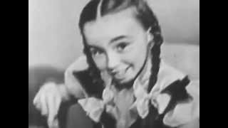 VINTAGE EARLY 1950's SKIPPY PEANUT BUTTER COMMERCIAL - PIGTAIL GIRL & NEW CHUNKY STYLE