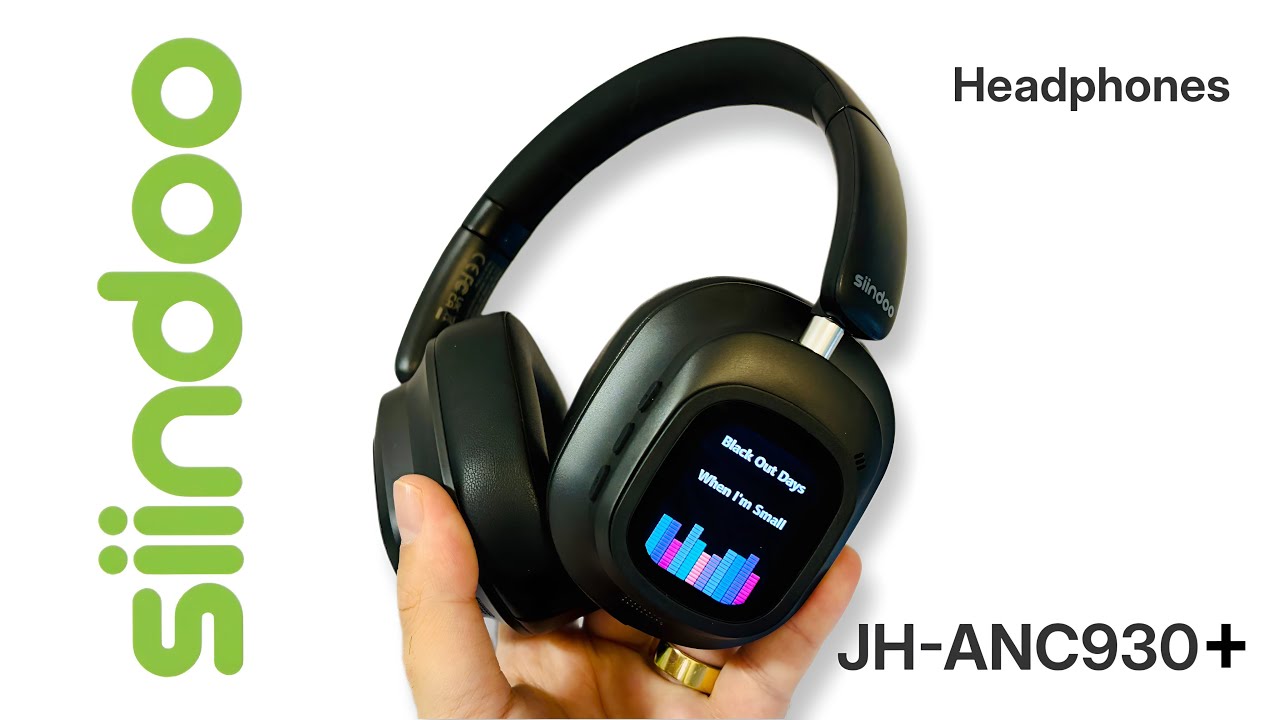 Siindoo JH-ANC930 Plus: The Best Budget Hybrid ANC Headphones with Display