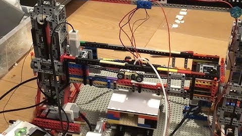 Lego 3d printer using Gcode