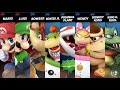 Super Smash Bros. Ultimate - Mario &amp; Luigi vs Bowser Family + DK &amp; King K Rool