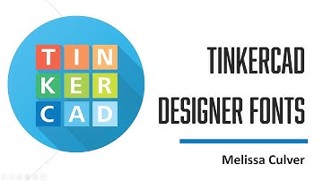Designer Fonts in Tinkercad [Tutorial]