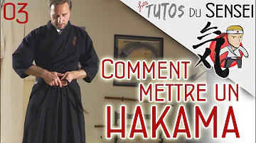 Comment mettre un hakama aïkido ?