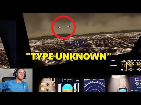My First "UFO" Encounter in Microsoft Flight Simulator (with ATC)