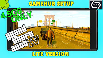 GTA 4 Extremely 🔥 Lite Version on Android (4.5GB)| Gamehub Emulator | Full Setup & GTA 4 Lite
