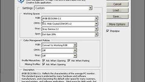 Color Settings In Photoshop CS3 For Lab Printing