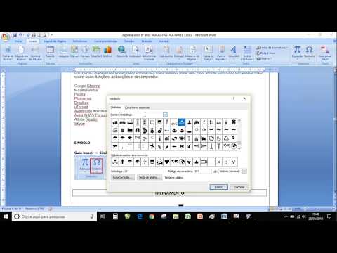 Aula 19. Word – Inserir Símbolos e Equações