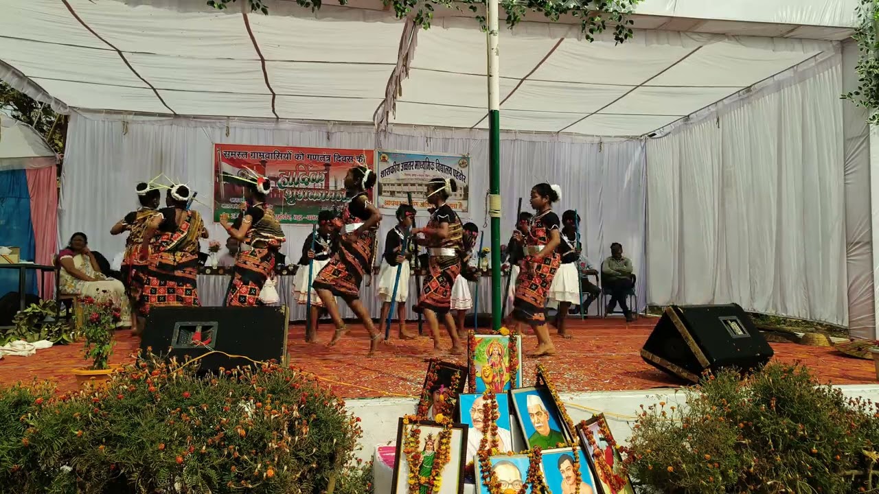 बस्तर लोकनृत्य #शासकीय_पूर्व_माध्यमिक_शाला_पहंडोर 