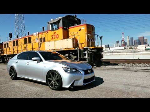 Lexus GS 350 F Sport on 20" Vossen VVS-CV7 Concave Wheels / Rims