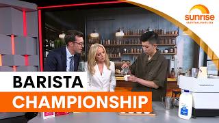 Australias winner prepares for the World Barista Championship | Sunrise