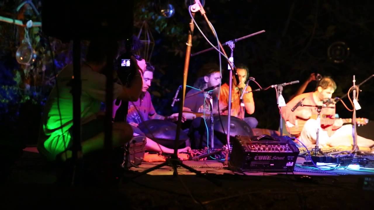 Three Pandas and the Moon - Handpans, Beatbox, Guitar, Handpan Fest, Goa 2016