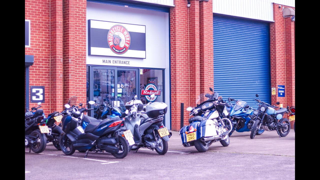 MOTORCYCLE WORLD NORTHAMPTON STORE VIDEO YouTube