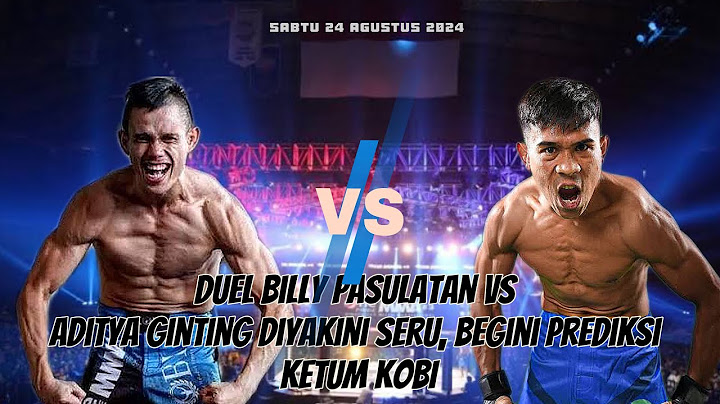 Duel Billy Pasulatan vs Aditya Ginting Diyakini Seru, Begini Prediksi Ketum KOBI #mma #onepridemma