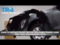How to Replace Front Driver Side Inner Fender Liner 2012-2014 Volkswagen Jetta
