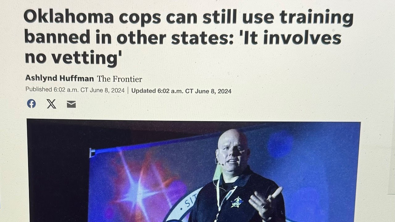 Oklahoma Street Cop Training ?? - YouTube