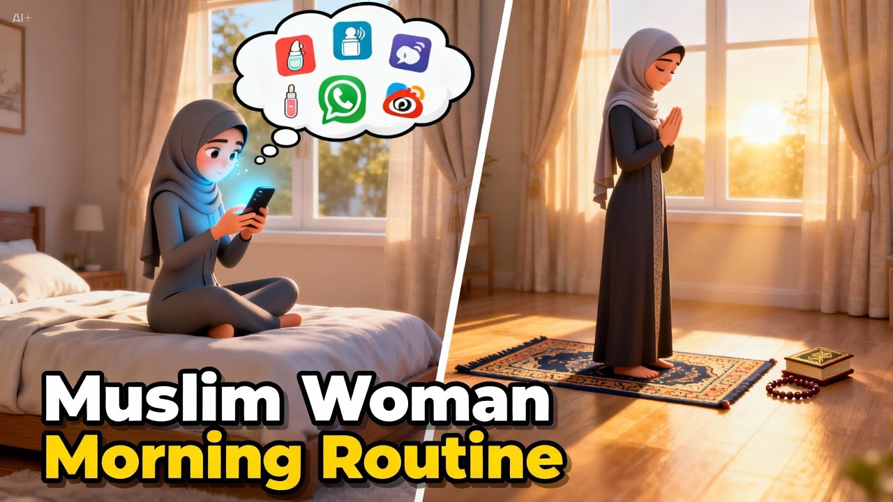 Morning Routine of a Muslim Woman | Start Your Day Closer to Allah 🌸 | Islamic Motivation