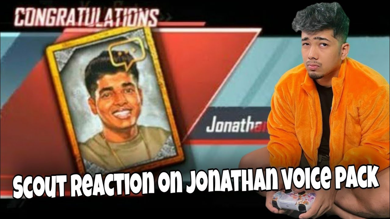 Scout reaction on jonathan voice pack | jonathan voice pack - YouTube