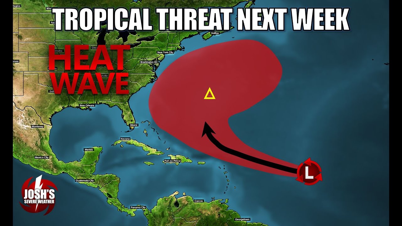 Tropical Threat in Atlantic Next Week - YouTube