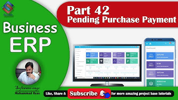 Business ERP Part 42 Pending Purchase Payment in ASP.NET MVC