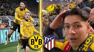 BVB STEHT IM HALBFINALE😍😱 Borussia Dortmund - Atlético Madrid / Stadion Vlog
