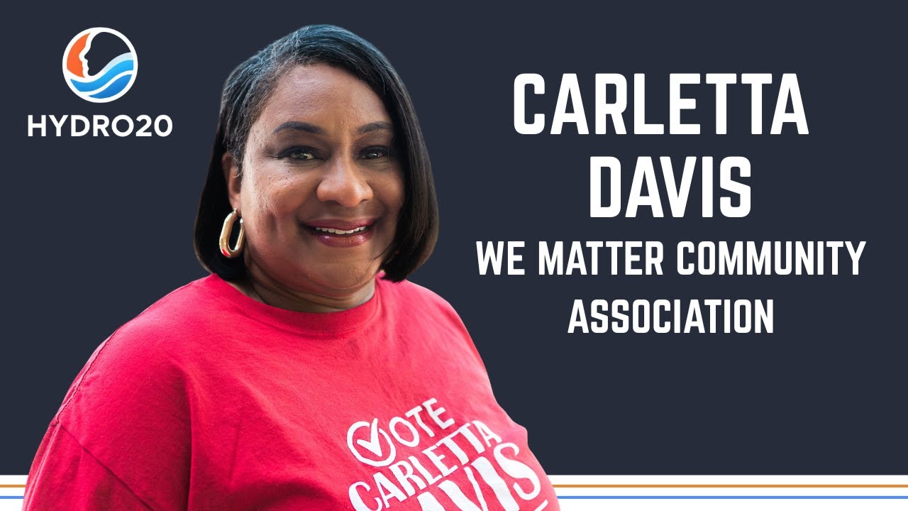 Carletta Davis: Fighting for Water Justice and Community Empowerment in Alabama | Hydro20 Honoree Carletta Davis: Fighting for Water Justice and Community Empowerment in Alabama | Hydro20 Honoree