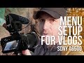 Sony Video Menu Setup for Vlogging - Hiking Lake Tahoe