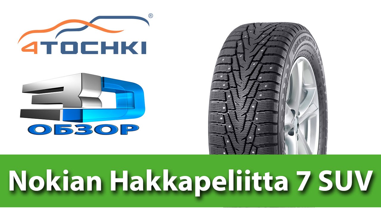 3D-обзор шины Nokian Hakkapeliitta 7 SUV