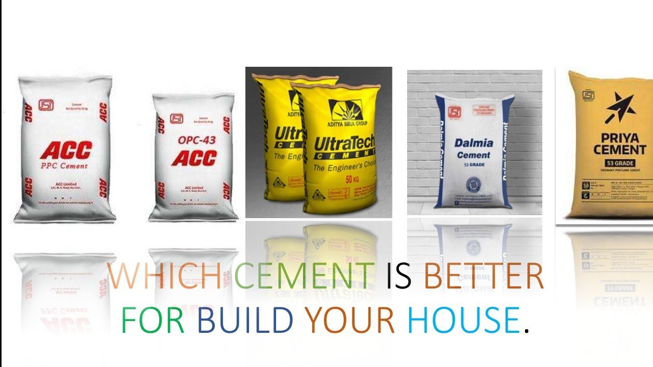 Which cement is better for build a house . - YouTube