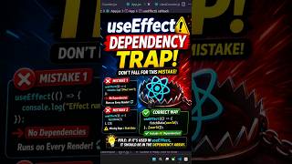 ⚠️ useEffect Dependency Trap (Big React Mistake!) #reactjs #frontendcourse #coding