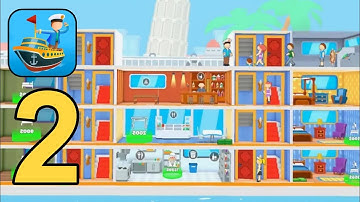 Cruise master - Gameplay Walkthrough Part 2 Upgrading rooms ( Android,iOS )