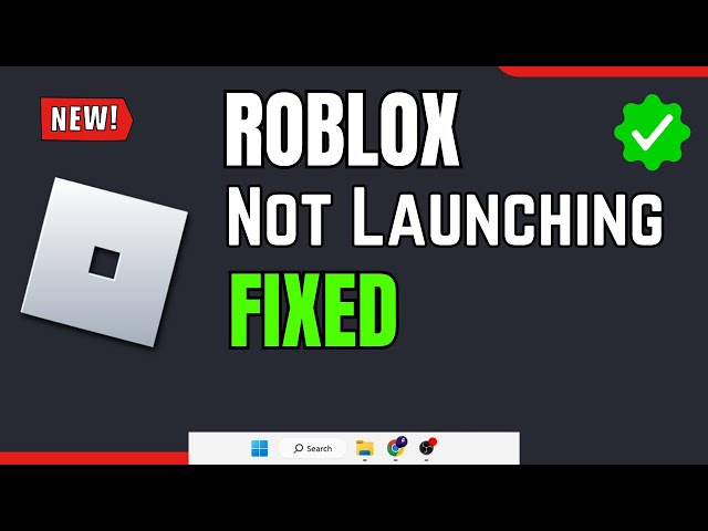 Roblox Not Launching Windows 10: How To Fix Complete Guide