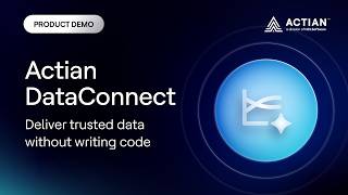 Actian DataConnect: Deliver Trusted Data Without Writing Code